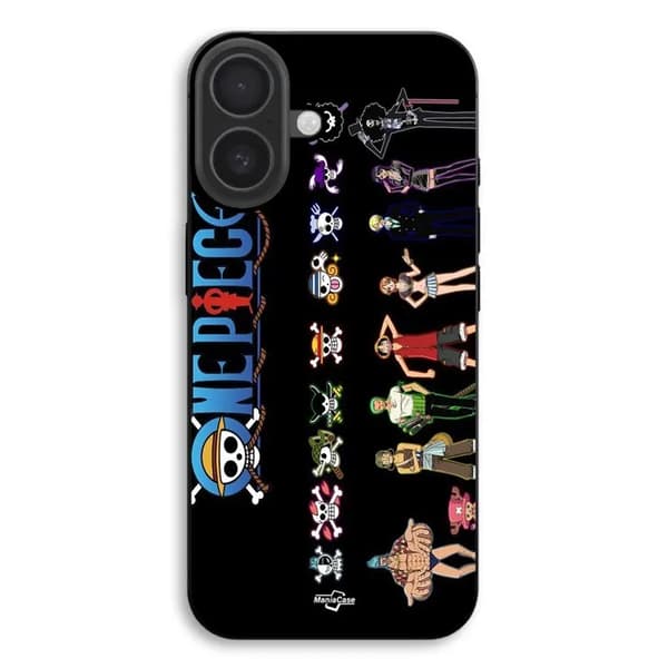 Cover til iPhone 17 One Piece besætningslogo hele holdet manga anime