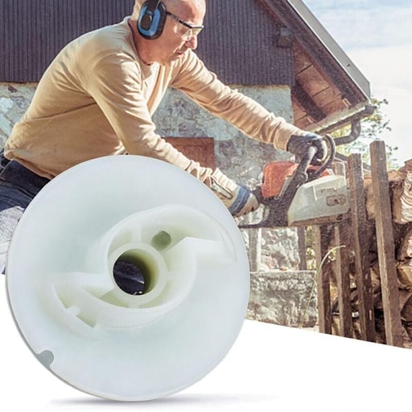 Starterhjul til Husqvarna 135 140 435 435E 440 440II Serier Motorsav, Holdbare Reservedele Tilbehør Rekyl Starterhjul, DEBUNS