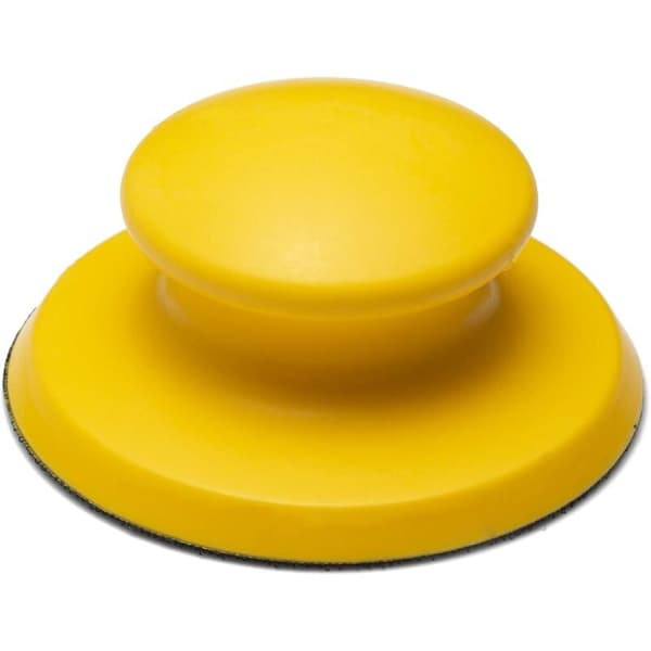 Slipekloss med borrelås, myk slipepute - 125 mm