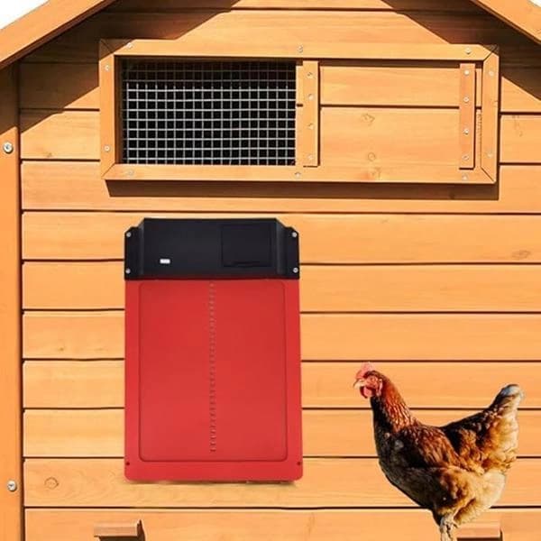 ChickenGuard Premium Automatic Chicken Coop Door, Automatic Coop Door, Automatic Chicken Door, Chicken Coop (Green)