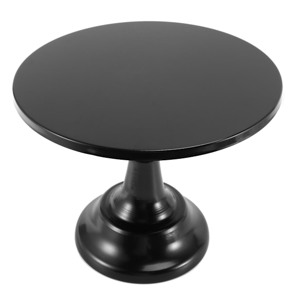 12 tommer jern rund kage stativ kage plade piedestal dessert holder bryllup fødselsdag -sort