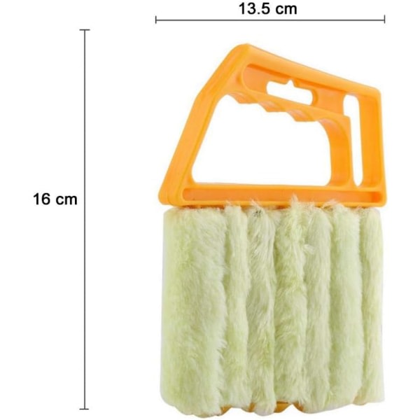 Galaxy Persiennrengöringsmedel, 2 st Shutter Duster, persiennborste, lämplig för rengöring av luckor