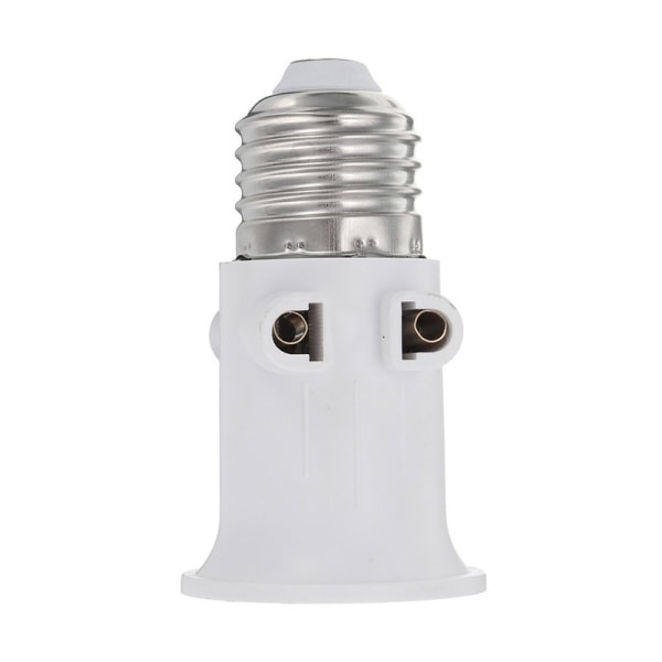 2 stk AC100-240V 4A E27 lampehode konverteringssokkel, lampeadapter