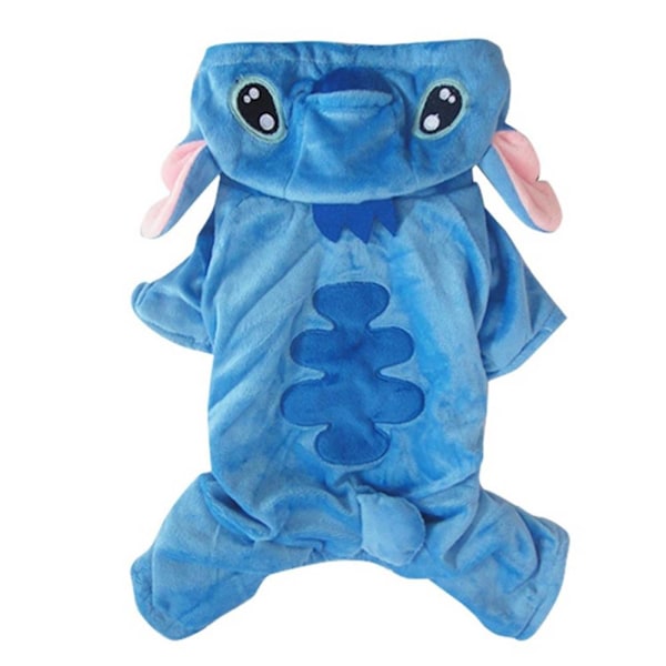 Kæledyrstøj Stitch, Firebenet Tøj Efterår og Vinter XXL