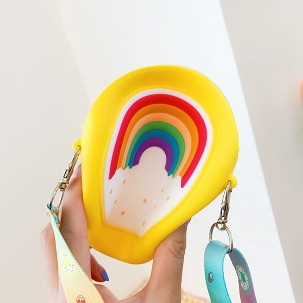 IC Søt Regnbue Mini Veske Småbarn Crossbody Skulderveske