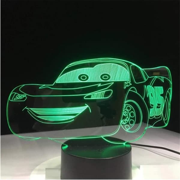 Gutte Bursdagsgave Lynet McQueen Route 66 Din racerbil