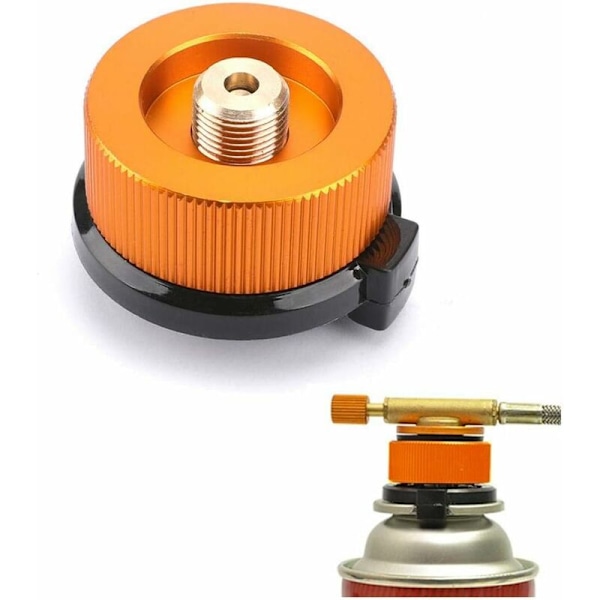 Camping Gasblus Adapter Konverteringshoved Adapter til Beholder Butan Skrue Gaspatron Adapter Stempel, Udendørsudstyr