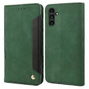Mobilskal för Samsung Galaxy A55 5G i PU-läder, Stötsäkert, Plånboksdesign (Stil F)