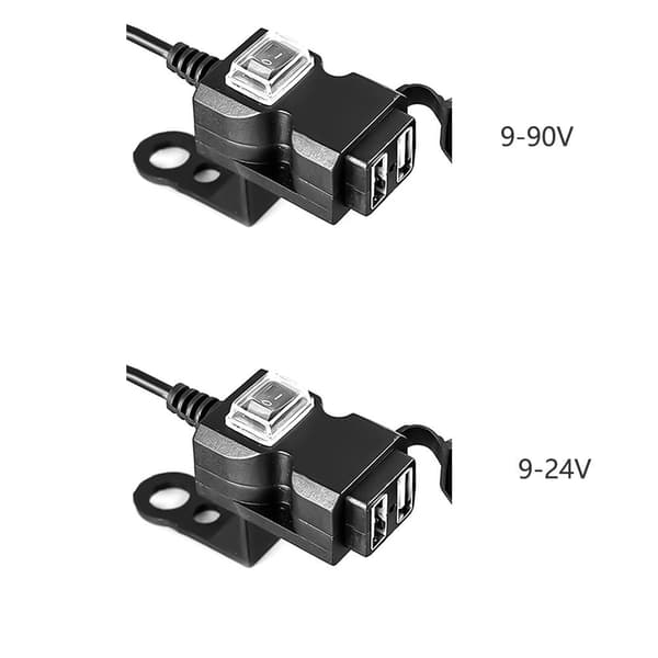 Motorcykel Strømadapter Motorcykel USB Oplader 9-90V 9-90V 9-90V 9-90V