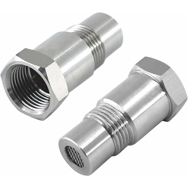 2 stk. Oxygen Sensor Extender Spacer Forlænger til Bilmotor Udstødningssystemer M18 x1.5, 45mm Lambda Sensor