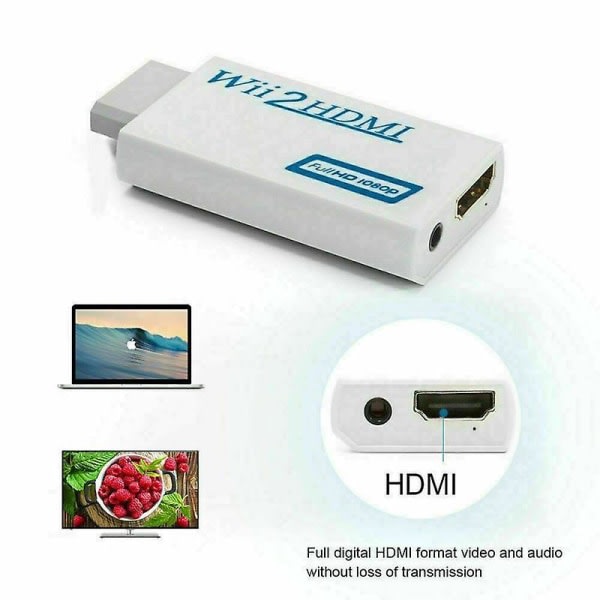 1080p Wii till HDMI-kompatibel omvandlare