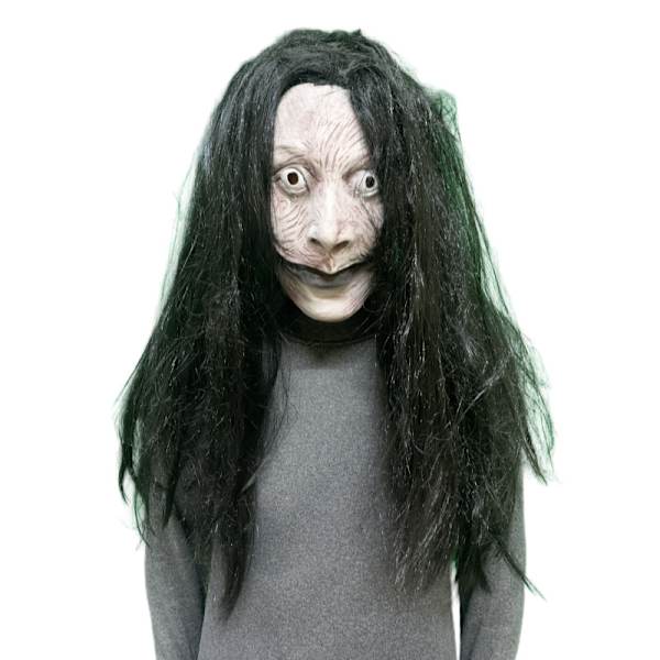 Spökhusmanuskript dödar NPC män och kvinnor mask huvudbonad Halloween rumsflykt spökhus skräckkostym MJ51 R
