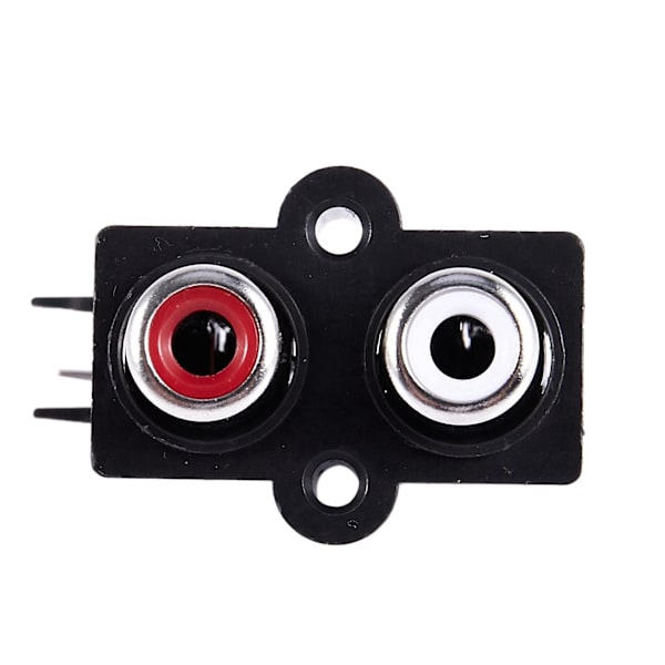 10 stk. Pcb-monteret 2-positions stereo audio/video-stik RCA-hunstik