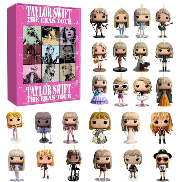 Taylors Julkalender Taylor Swift Jul 24-dagars nedräkning blindbox E