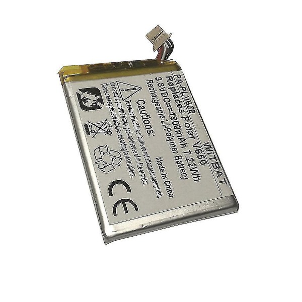 Högkvalitativt batteri för Polar V650 GPS-cykelcomputer