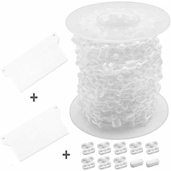 Pystylamelliverhojen korjaussarja, pystylamelliverhotarvikkeet, kevyt ketjuliittimien vaihtosarja 127 mm säleille