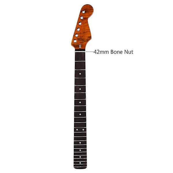 Elgitarrhalsbyte för gitarrhals DIY-delar Byte 22 Rose Wood Fretboard Binding För Tl St Tele Back Center Line