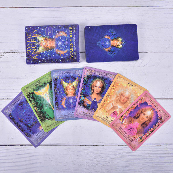 IC Crystal Angel Oracle -kortit, kestävät ja muodikkaat tarot-kortit