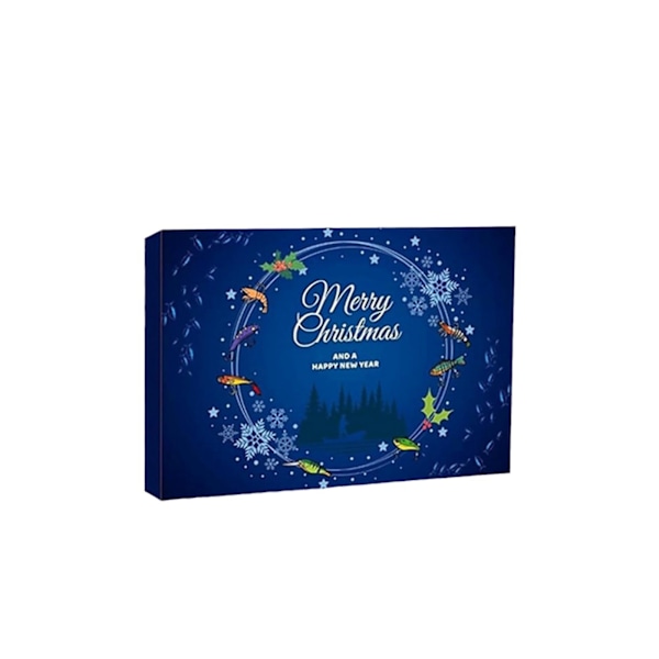 Kreativt Fiskeentusiaster Set Fiske Set Flera Fiskekrokar Adventskalender Blind Box Jul Leksak