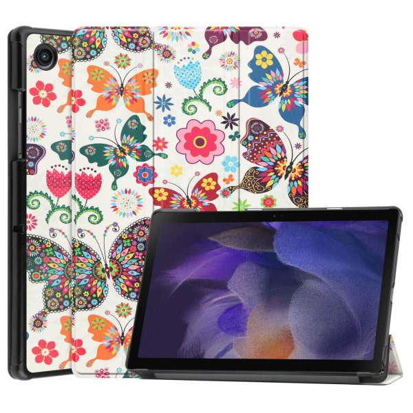 Fodral för Samsung Galaxy Tab A8 10.5 - Fjärilsmönster Flerfärgat, fjärilsmönster