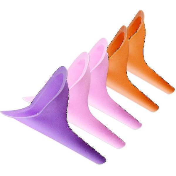 Portable Female Urinal Funnel - Set of 5, Stand and Pee with Ease