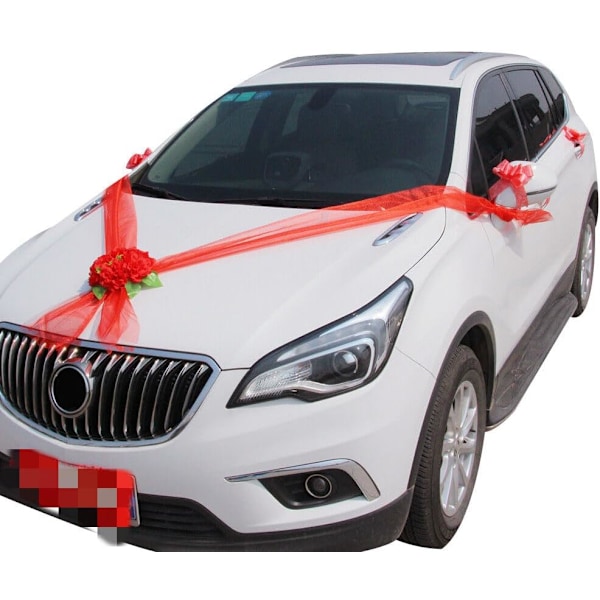 Bridal Car Decoration Wreath - Rose Garland and Jewelry for Weddings