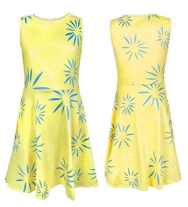 Inside Out 2 Cosplay -asu Naamiaiset Jumpsuit Body Joy Joy 120