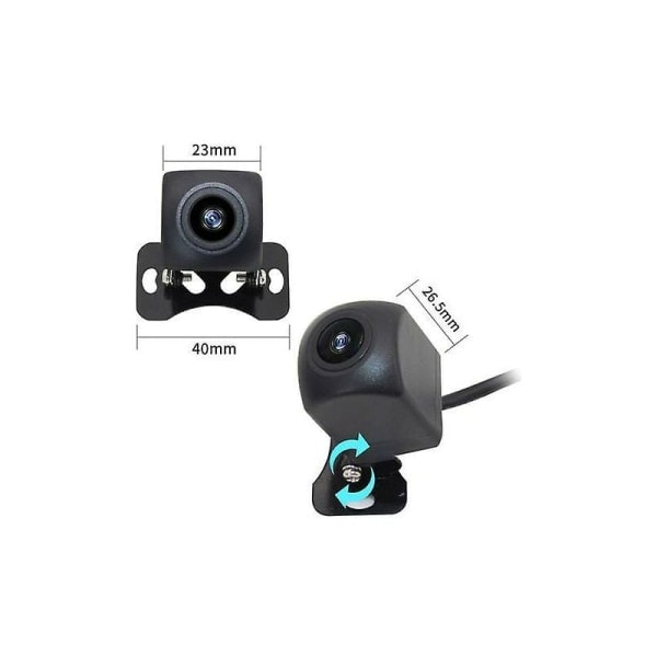 Hd Wifi Trådlös Backup-kamera Backkamera för bil, fordon, Wifi Backup-kamera med Night Vision - Cisea Black
