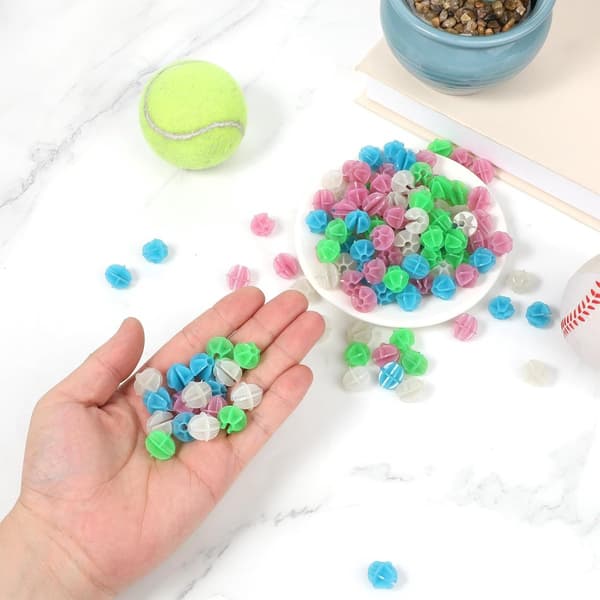 144 sykkeleikeperler - selvlysende i mørket, lysende plast - sykkeldekorasjon