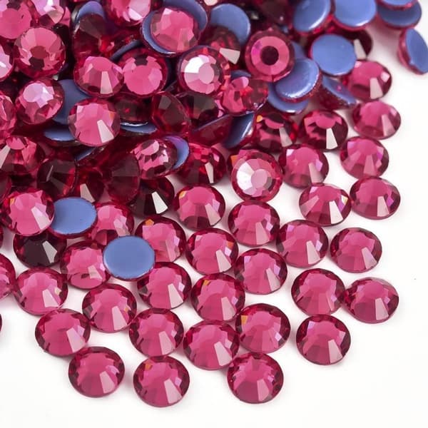 Hot Fix Rhinestones, Flade Glas Krystaller, 1.440 Stykker, SS16 3,8–4mm, Til DIY Håndværk, Tøj Og Tilbehørsdekoration