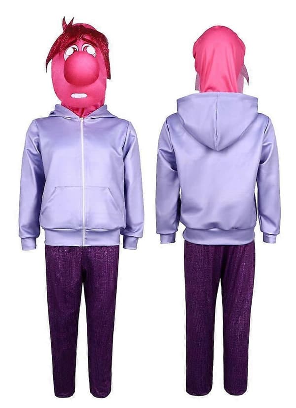 Inside Out 2 Cosplay -asu Naamiaiset Jumpsuit Body Embarrassment 100