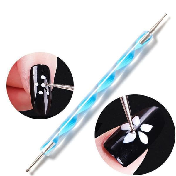 5 stk. Nail Art Dotting Pen Neglefarve Pen Manicure Malersæt