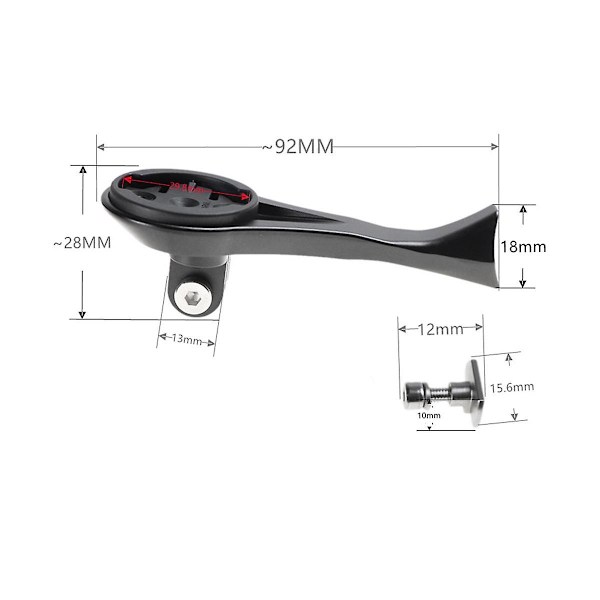 Til Sl7 Stem Mount Holder Cykelcomputer Kamera Cykelstam Forlængelsessupport Holder