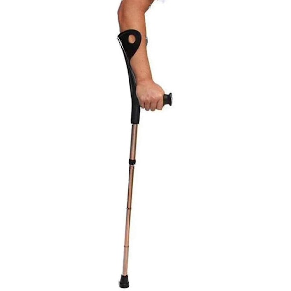 Fällbara armbågskryckor för vuxna, höjdjusterbar arm manschett Momentum, bärbar