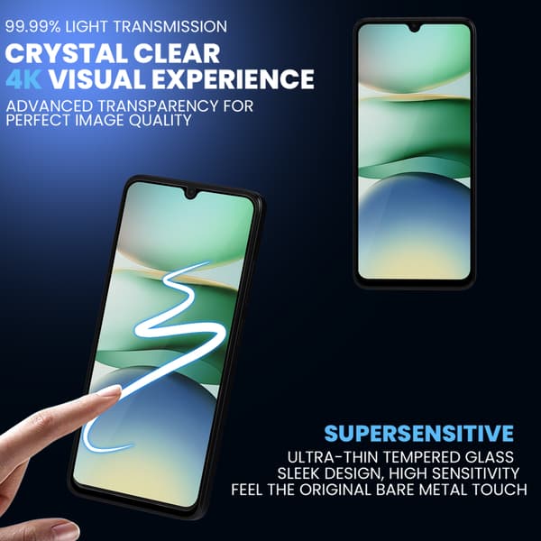 2-Pack Xiaomi Redmi A5 Screen Protector - Tempered Glass 9H - Super Quality 3D