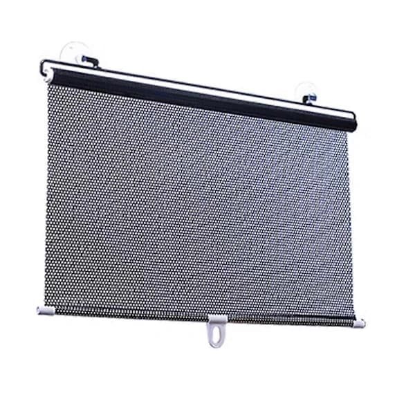 Blackout Roller Blind without Drilling, Retractable Sunshade Roller Blind with Suction Cup, Blackout Curtains, for Car/Office Windows, 50x125cm Lefou