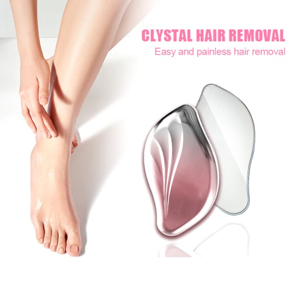IC Epilator Krystal Hårfjerning Hårfjerningsgummi Mænd kvinders hår N Grøn