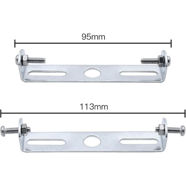 4 stk Taklampebrakett 90mm Hengelampe Tilbehør Lysestakeplate for Base Taklampe (FMY)