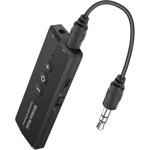Bluetooth 5.0-sändare, bärbara trådlösa laddningstransceiveradaptrar för TV-apparater, ljudmottagare för fordonssystem