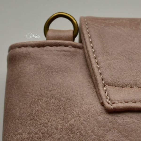 Dam Kuvertväska PU Läder Crossbody Väskor SVART svart black