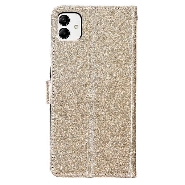 Glitter Pulver Flip Læder Telefon Cover For Samsung Galaxy A05