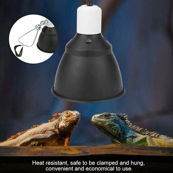 Reptil Lampe E27 til Skildpadder og Reptiler - UVA/UVB Varmelampe - Til Kyllingemoder, Have