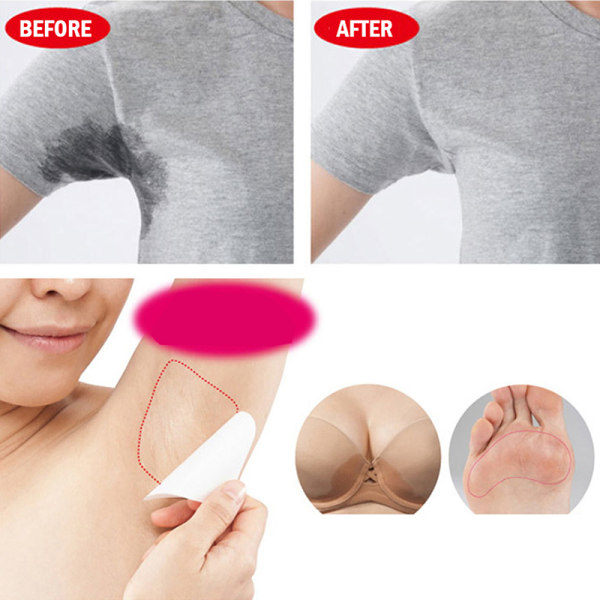 IC 1 Rulle/20 ark Transparent antiperspirantdekal för engångsbruk B