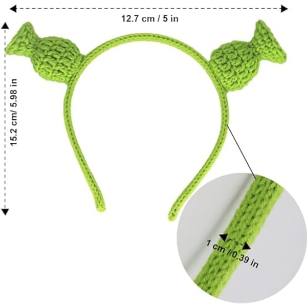 IC Shrek Panta otsilla, söpöt naamiaisasusteet, Halloween Cosplay -rekvisiitta Juhlateema Asu Unisex