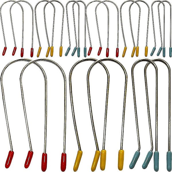 24 stk. varme curler clips udskiftning varme rulle clips ruller sikring stift til hjem salon