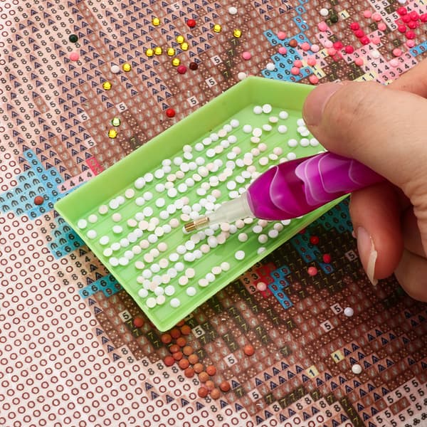 10 stk. Resin Diamant Maleri Pen Lim Ler