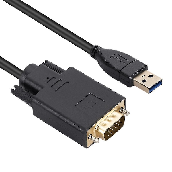 Usb til Vga-adapter Usb 3.0 til Vga videokabelkonverter for projektor-TV
