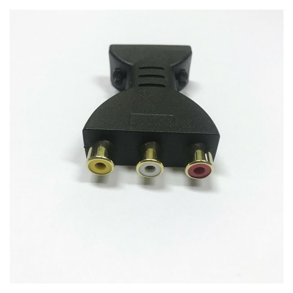 HDMI till AV Adapter, HDMI till RGB för RCA Komponent Konverterare 1080P Ljud Video Synk Adapter NPTERBL