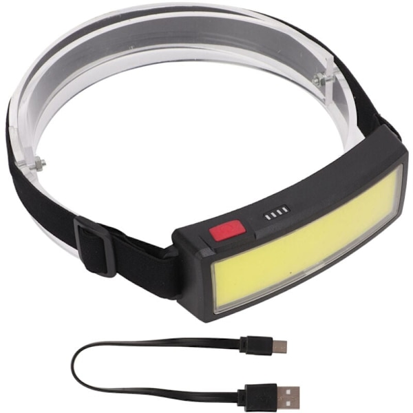 LED-otsalamppu, ultrakevyt LED-otsalamppu, COB-otsalamppu ulkoiluun ja retkeilyyn, DUBUNS