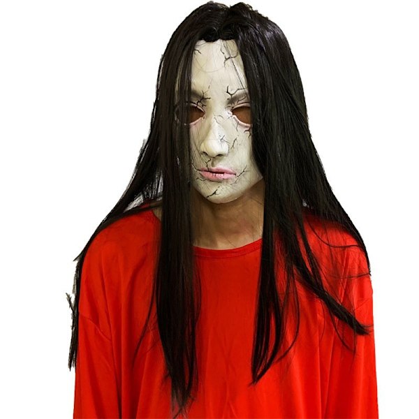 Spökhusmanuskript dödar NPC män och kvinnor mask huvudbonad Halloween rumsflykt spökhus skräckkostym MJ51 F